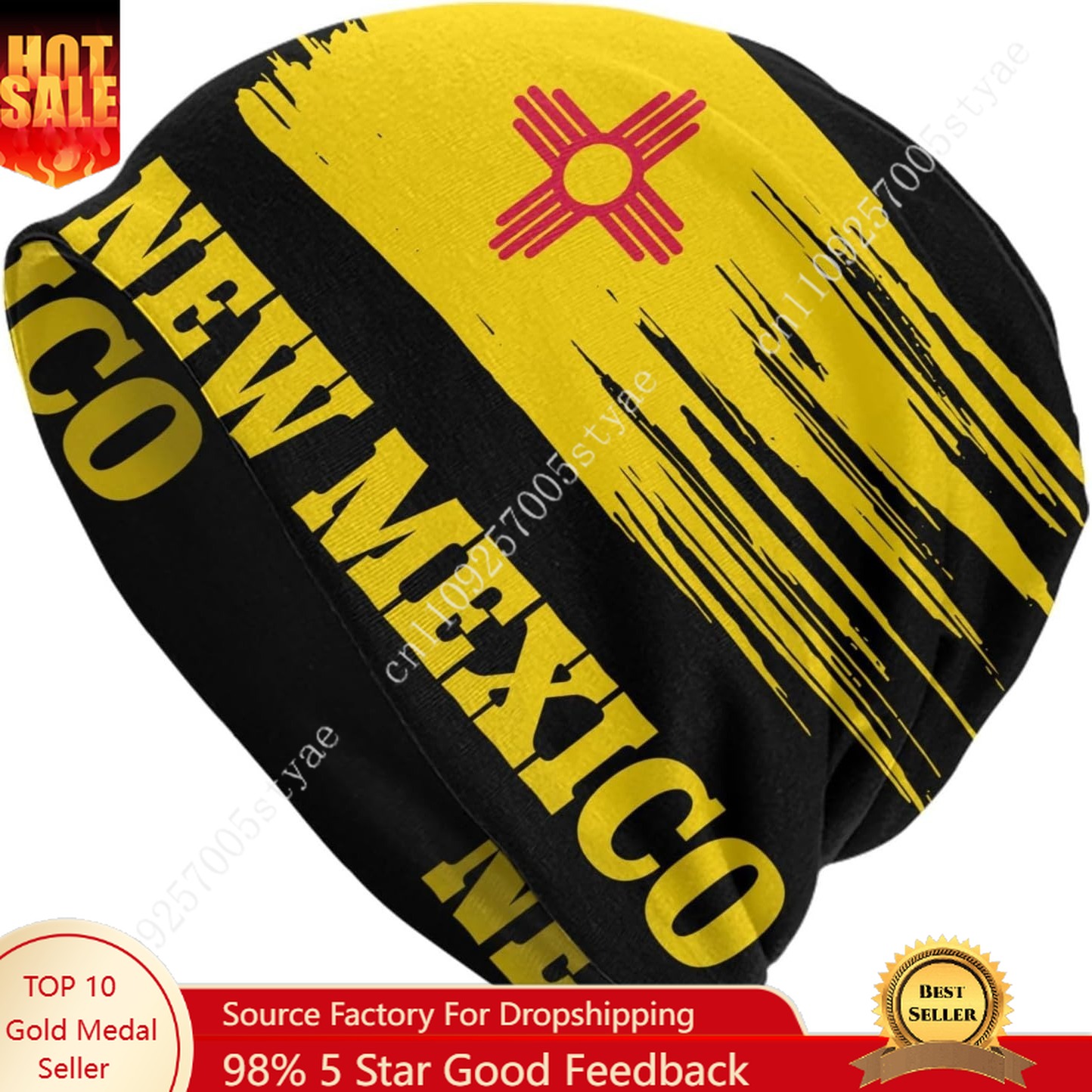 Beanie Cuffed Knit - Topi Beanie Bendera Nasional Pria Wanita,