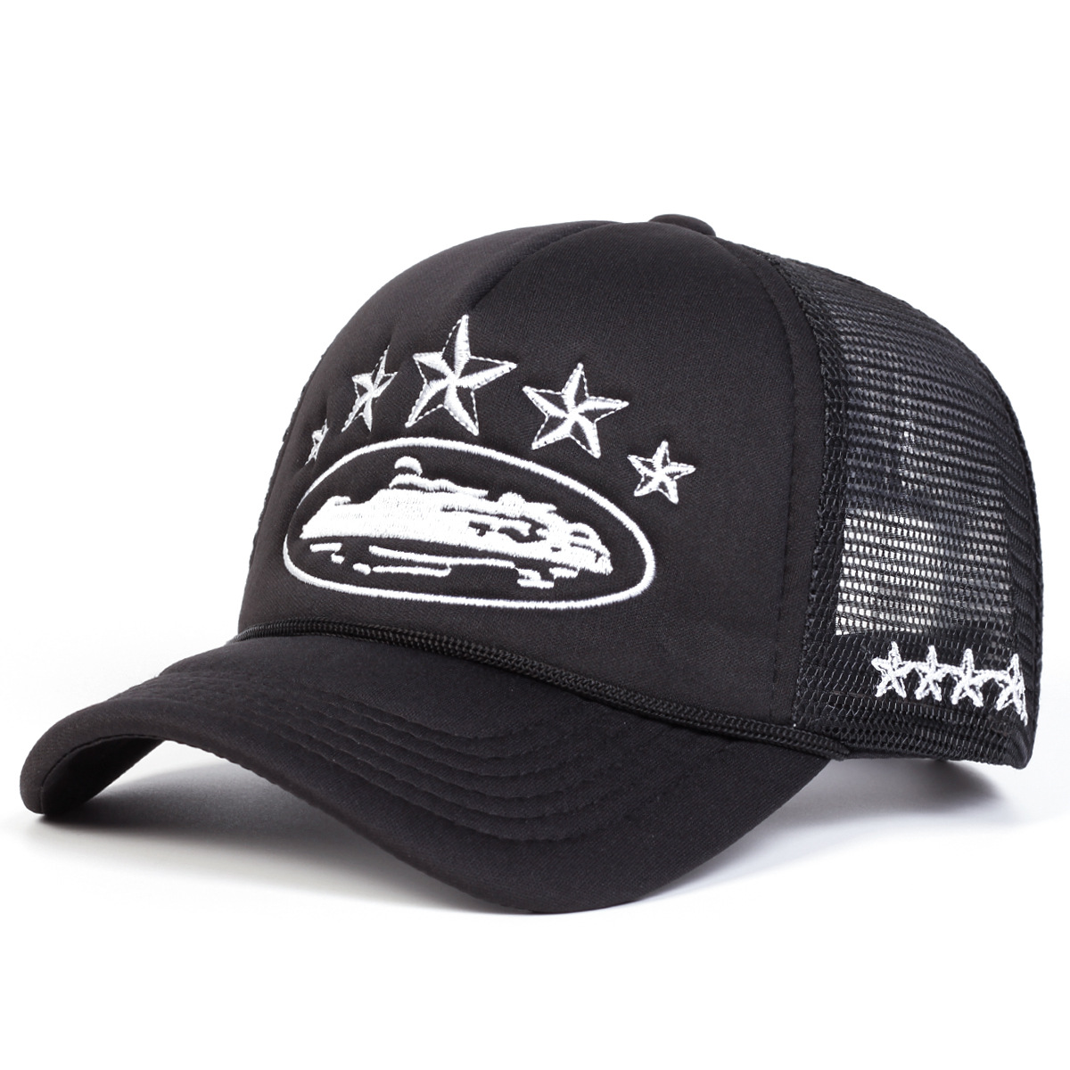 Topi Baseball Cetak Uniseks Te - Trucker Cap Mesh ulasan dan harga