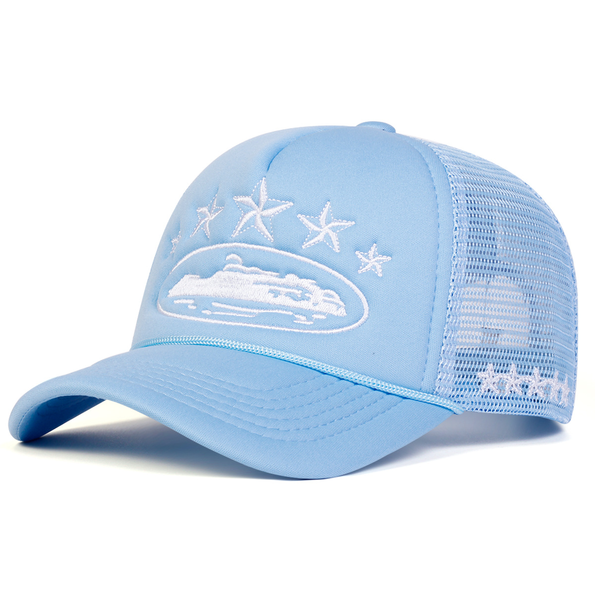 Topi Baseball Cetak Uniseks Te - Trucker Cap Mesh ulasan dan harga